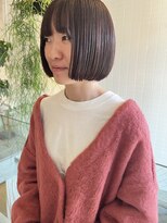 メグリ(meguri)&nbsp;レッドベージュ　ボブ　ショートボブ　ミニボブ