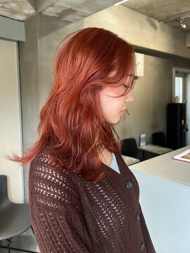 カート バイ デコ(Kurt by DECO) 【masa】程よいベージュ味のオレンジカラー！（1ブリーチ~）