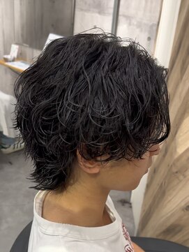 ビカムメンズヘアー 栄店(become men's hair) メンズヘア/サーフカール/ウルフパーマ/センターパート/名古屋