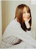 【錦糸町美容院Agate】ベージュブラウンで艶髪ストレート