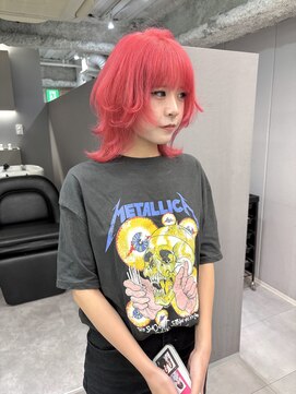 ロテ 名古屋 名駅店(Lote.) ミディアムヘア/デザインカラー/フェイスフレーミング/名古屋