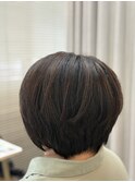 ホワイトヘアカラーカット