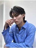 men's/メンズ/ブルーブラック/フェザーパーマ/ダウンパーマ/池袋