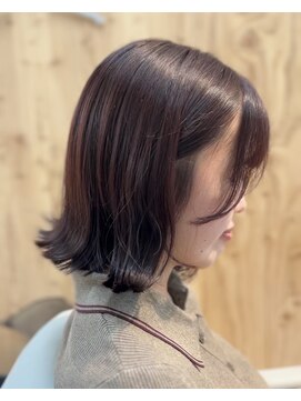 ウチコ 平尾店(u.chi.ko_si) 似合わせボブ×ワインレッド