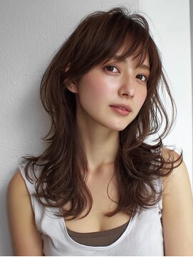 ハーツ(Heart's) ロングヘア×白髪ぼかしカラー３０代４０代５０代６０代