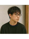 大人メンズマッシュショートニュアンスパーマ 20代 30代 40代