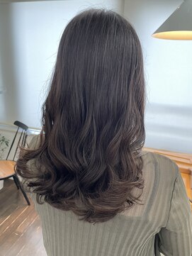 コテ巻き風デジタルパーマ