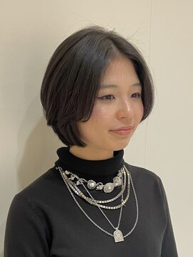 丸みミニボブってかわいい◎