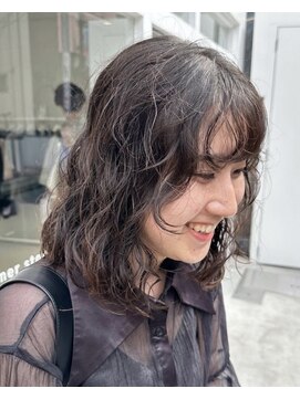 ガーデン ジングウマエ(GARDEN jingumae) ニュアンスパーマ/ミディアムヘア
