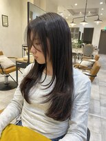 ラボヌールヘアーグレース 門前仲町店(La Bonheur hair grace)&nbsp;【杉本】レイヤー/ハッシュカット/顔周りカット/アッシュ