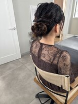 ヘアー アトリエ アンジー(Hair Atelier Angee)&nbsp;大人のゆるシニヨンアレンジ