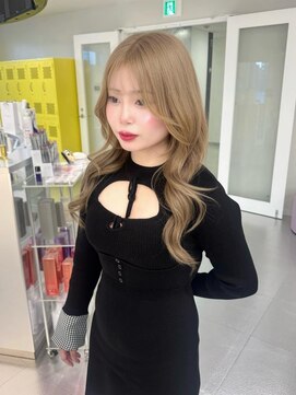 ジーナリア(Xena ria) 《RIHO》ミルクティーベージュ/顔周りカット/レイヤー