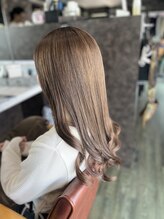 ヘアデザイナーズサロン 三嶋&nbsp;サラツヤ髪質改善+グレージュカラー