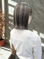 ロシェ 横浜店(loche)&nbsp;アンブレラカラー×切りっぱなし×縛れるボブ×横浜