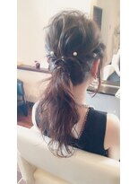 ヘアラウンジ ビジュー(hair Lounge Bijou)&nbsp;ポニーテールアレンジ
