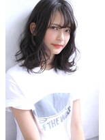 ブラン 天王寺(Blanc)&nbsp;【Blanc】セミウェット×シースルーバング×ミディアム