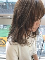 ネス(ness)&nbsp;[RIMMA] 馬場 俊幸:ミルクティベージュ  ／シースルーセミロング