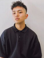 ネオリーブアイム 横浜西口店(Neolive aim)&nbsp;ビジネスフェードかき上げ刈り上げツーブロック七三オールバック