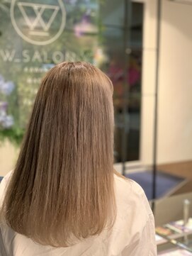 ダブル アンダーバー サロン(W_SALON) 【W_SALON 河原町】王道人気カラーグレージュ♪
