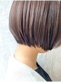 【Zina　新宿】イメチェン毛先パーマ耳かけ×フォギーベージュ