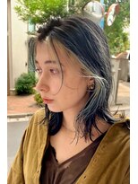 アルカナ 明治神宮前原宿(ARCANA)&nbsp;フェイスフレーミング　ホワイトカラー　ミディアムウルフ