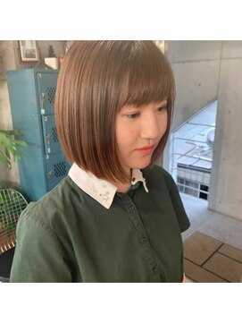 ギフトサニーサイド(gift sunny side) さらっと顎下ラインミニボブ＊