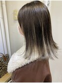 (akiko)ハイトーンインナーカラー×ロブヘア