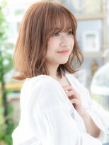 カバーヘア イヴ 戸頭店(COVER HAIR EVE)&nbsp;大人かわいい小顔くせ毛風ミディアムウルフa戸頭20代30代40代