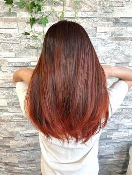 アイビー ヘアーアンドパーソナルカラー(I'B Hair & Personal Color) 【I'B】20代30代　オータム×オレンジ