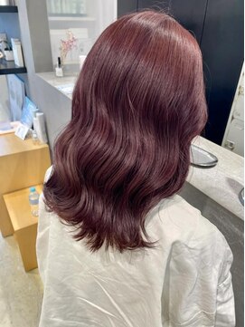 クリアーオブヘアー 本山店(CLEAR of hair) no bleach / cassis color