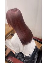 アンドリルム 梅田(&Lillme) 上品な艶髪レッドブラウンカラー【97hair】