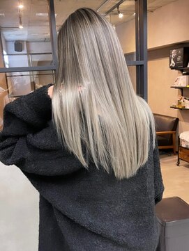 サニー 渋谷(SUNNY) バレイヤージュ、ハイライト、ショコラアッシュ、グレージュ