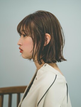 ベンジー 登戸店(benji) 外はねエモージュ大人愛され可愛いボブ 2