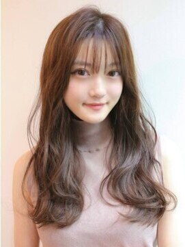 アグ ヘアー ラクエ 二戸店(Agu hair laque) 《Agu hair》レイヤーウェーブロング×numberA.ベースケアミルク