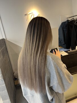 タオ 河原町(Tao) ベージュバレイヤージュ