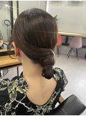 【WAVY hair set】飾りなしタイトシニヨン