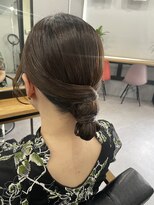 ウェイビー 桜木町店(WAVY)&nbsp;【WAVY hair set】飾りなしタイトシニヨン