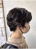【表参道　roijir】ショートパーマ×ハイライトカラー