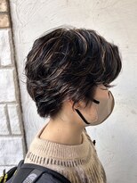 ロイジー(roijir)&nbsp;【表参道　roijir】ショートパーマ×ハイライトカラー