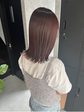 リル(LiLu) 大人可愛いロブスタイル☆ピンクカラー