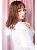 ■姫カットレイヤーゆるふわウェーブミディアム611越谷20代30代