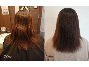 リラグ(Re:Lug)の写真/【鹿沼】髪の悩みを解決しながら、髪質に合った施術をご提案♪高い技術力と丁寧な接客で満足な仕上がりに！