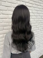 ディフィーノ 青山(DIFINO) 【DIFINO　青山】透明感シアーブラック/コテ巻き仕上げ