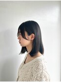 松山市/10代/20代/30代/ナチュラル姫カット風サイドバング