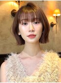 ☆【春日】ブリーチなしカラーくせ毛カット小顔ヘア11