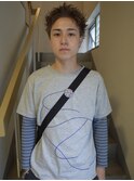 海外風ナチュラルベージュスパイキー