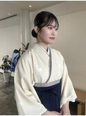 卒業式ヘア