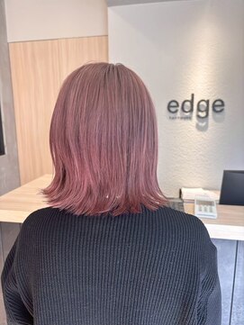 エッジ ヘア メイク(edge hair +make) カラー/ブリーチ/ダブルカラー/リタッチ/韓国/ハイライト/流山