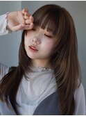 20代30代40代フェミニンロング似合わせカット