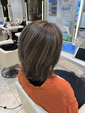 ケンジ 平塚 アネッタ(KENJE annetta) ハイライト★アッシュベージュ